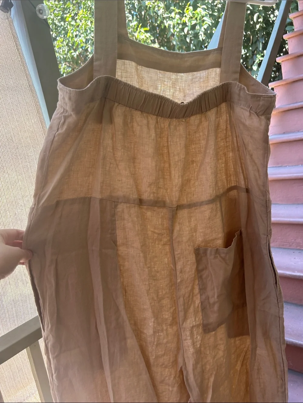 Quince 100% linen jumpsuit